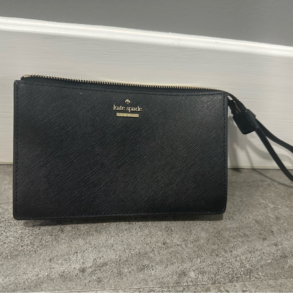 Kate Spade Black Zip Pouch
